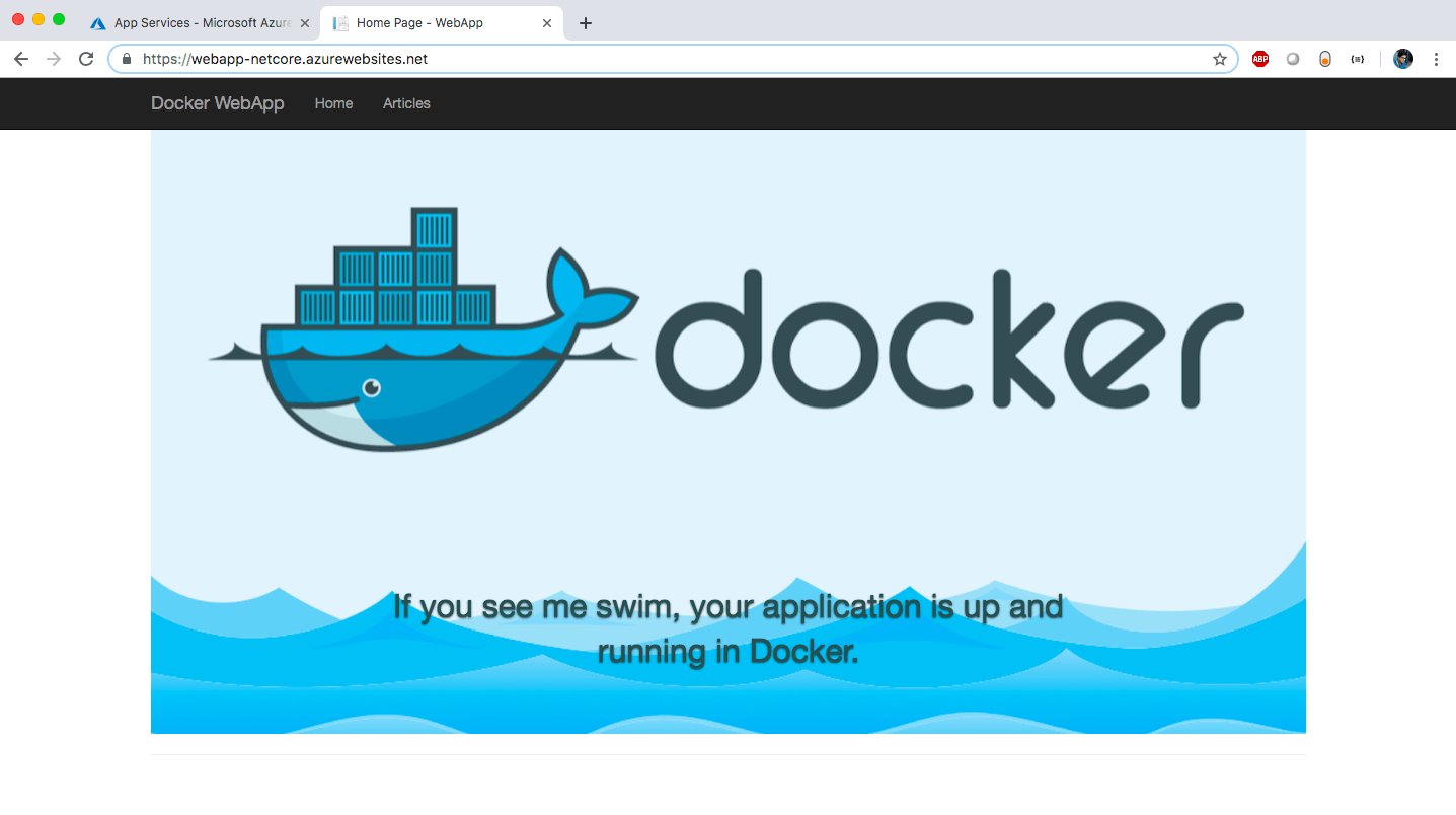 Build and Deploy an ASP .Net Core Web Application as Docker Container using Microsoft Azure. /deploy-net-core-web-application-using-azure-and-docker/featured-image.png