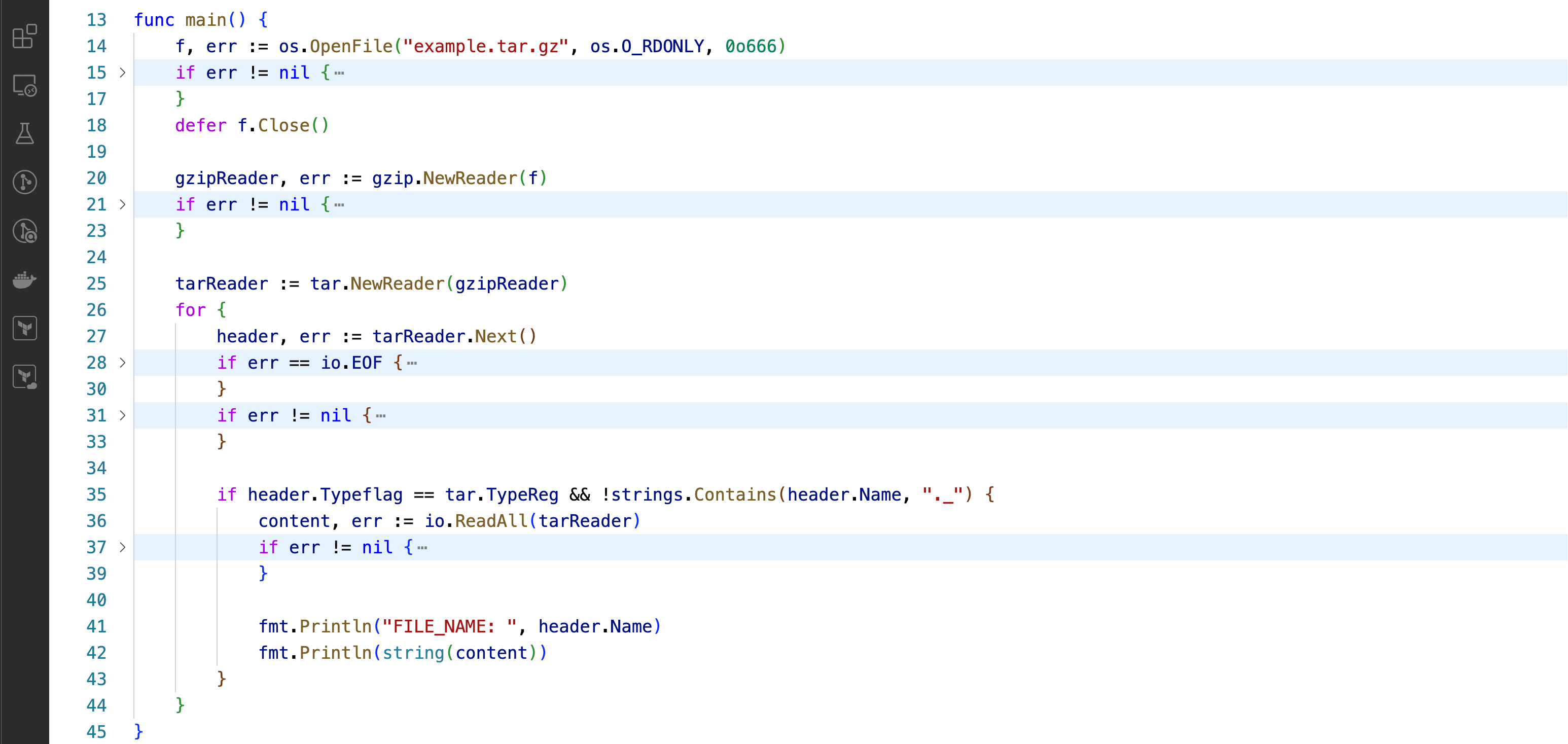 Extracting Files from a Gzipped Tar Archive using Go /extracting-files-gzipped-tar-archive-go/featured-image.png