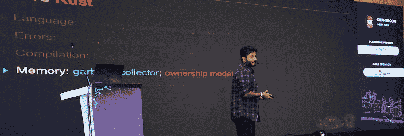 The talk delves into 3 key paradigms - Go’s CSP model for concurrency, Rust’s data race prevention through ownership and borrowing, and Rust’s opt-in shared memory model. /rust-paradigms-for-go-developers/featured-image.png